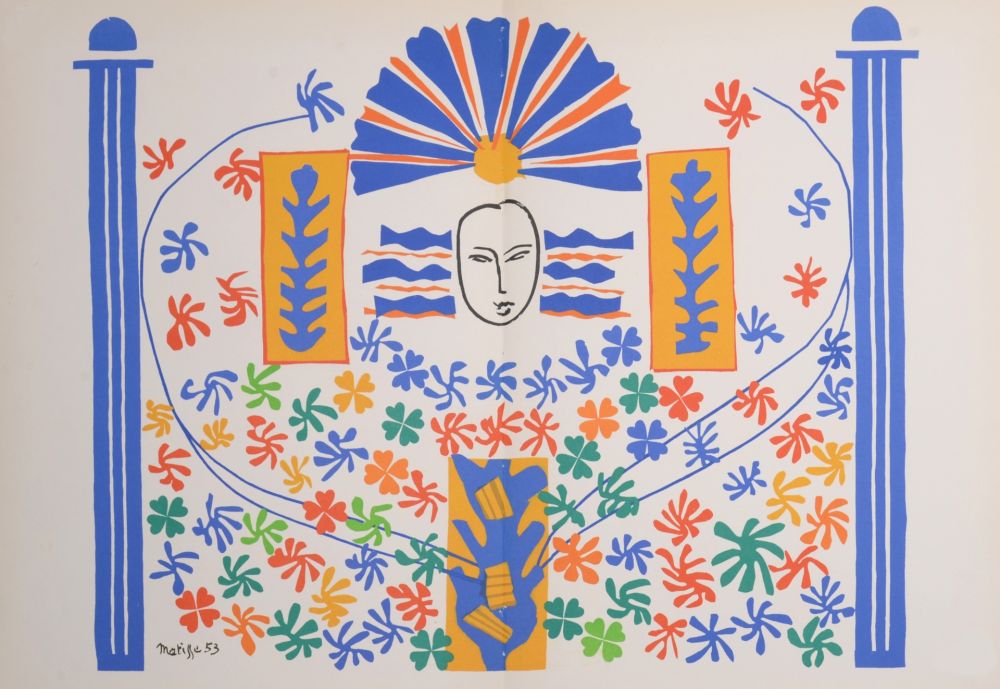 Litografía Matisse (After) - Apollon, 1958