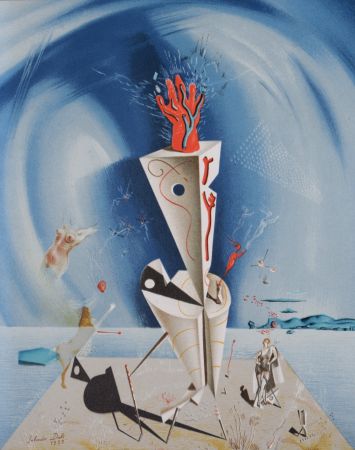 Litografía Dali - Appareil et main, 1974