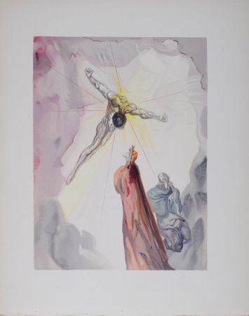 Litografía Dali - Apparition du Christ