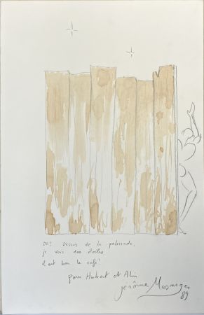 Sin Técnico Mesnager - Aquarelle et crayon sur papier. 1989