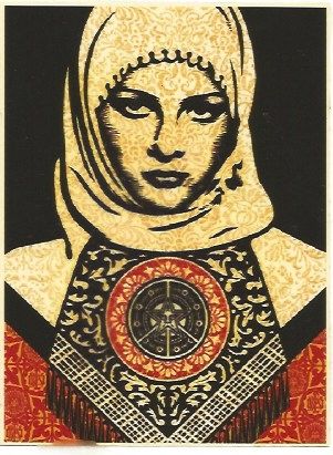 Serigrafía Fairey - Arab woman