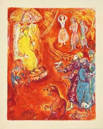 Litografía Chagall - Arabian nights