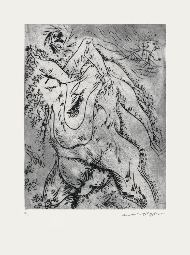 Aguafuerte Masson - Arbres enlacés