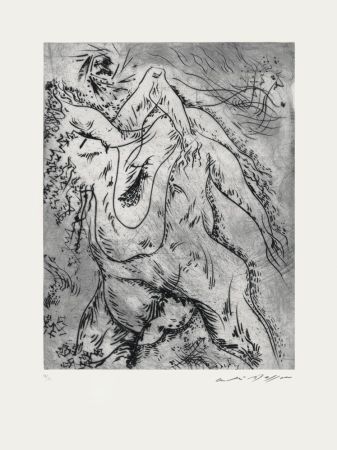 Aguafuerte Masson - Arbres enlacés