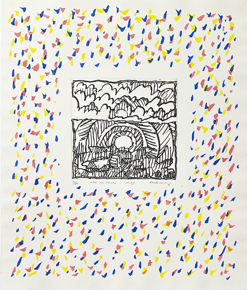 Grabado Alechinsky - Arc en terre