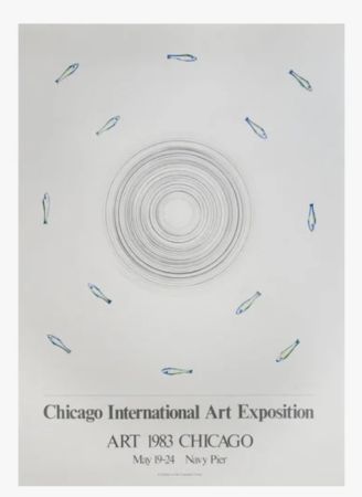 Litografía Ruscha - Art 1983 Chicago