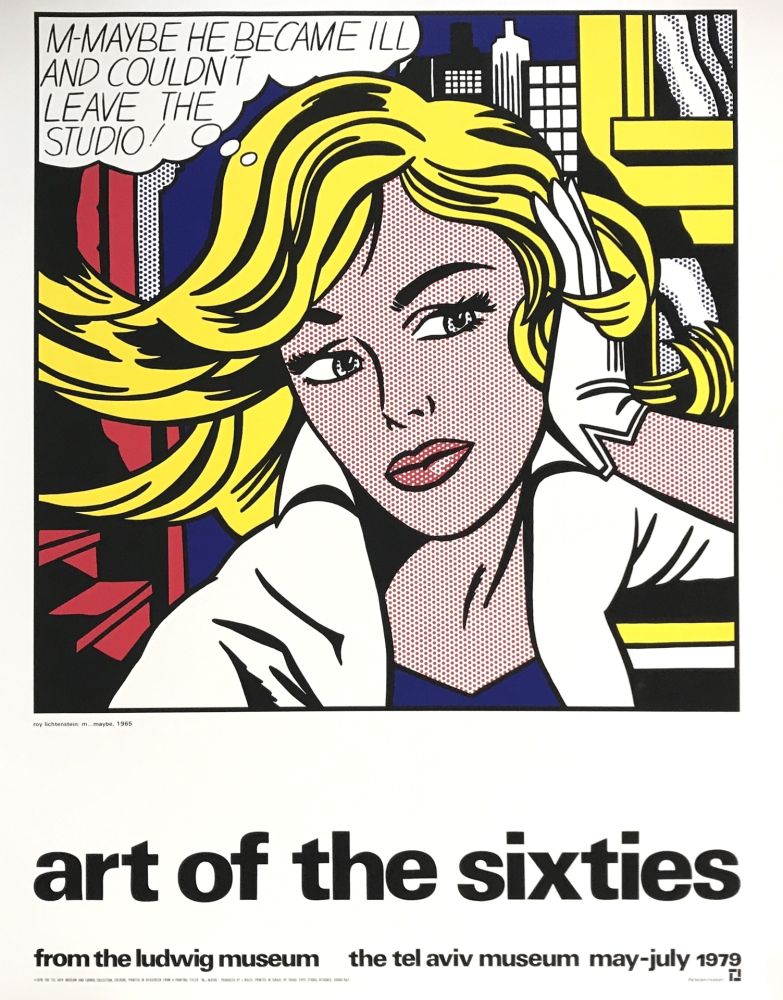 Serigrafía Lichtenstein - Art of the Sixties