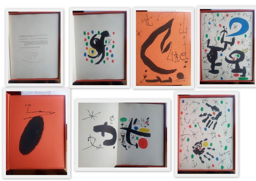 Libro Ilustrado Miró - Artist Book  Les essencies de a terra