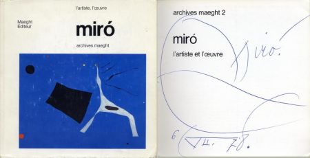 Sin Técnico Miró - Artistically signed book