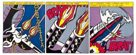 Litografía Lichtenstein - As I opened fire