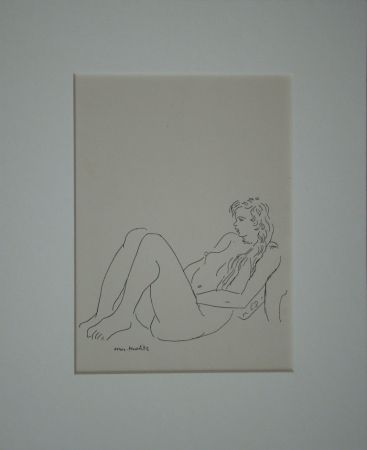 Litografía Matisse - Assis nu