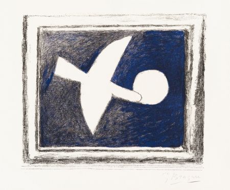 Litografía Braque - Astre et Oiseau (Star and Bird) I, 1958-59