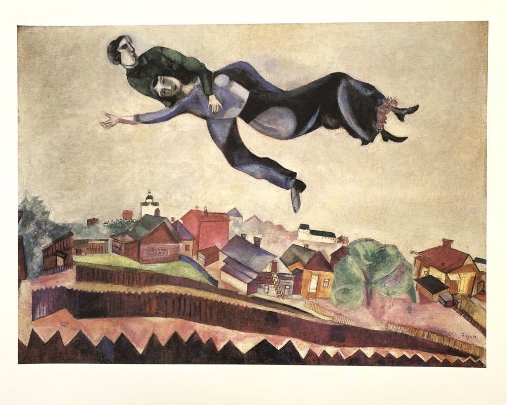Cartel Chagall (After) - Au-Dessus De La Ville