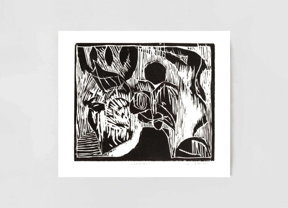 Grabado En Madera Alechinsky - Au fil du bois I