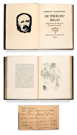 Libro Ilustrado Toulouse-Lautrec - AU PIED DU SINAÏ. Illustrations de Henri de Toulouse-Lautrec, avec suite [1898].