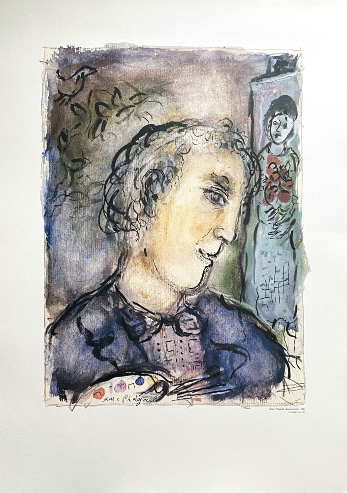 Cartel Chagall (After) - Autoportrait
