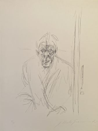 Litografía Giacometti - Autoportrait