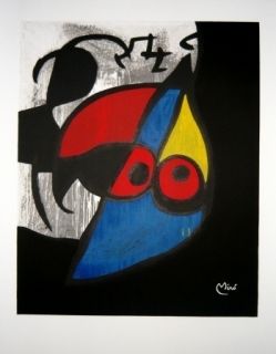 Litografía Miró - Avant la lettre