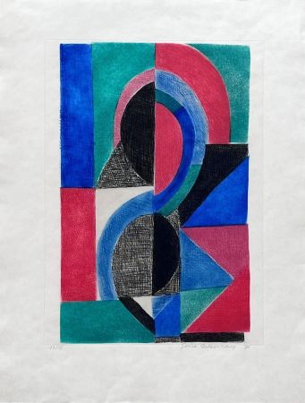 Aguafuerte Y Aguatinta Delaunay - Avec moi-même 
