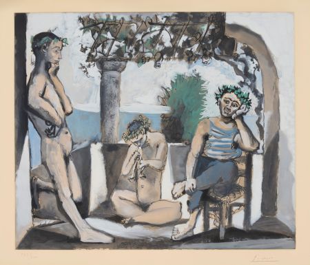 Aguatinta Picasso - Bacchanale