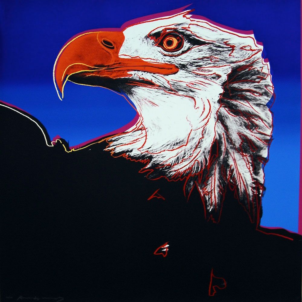 Serigrafía Warhol - Bald Eagle (FS II.296)