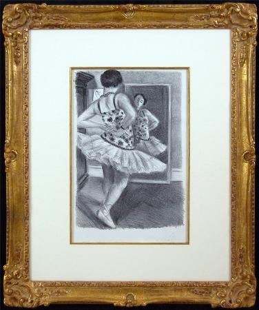 Litografía Matisse - Ballerina Standing In Front of a Mirror