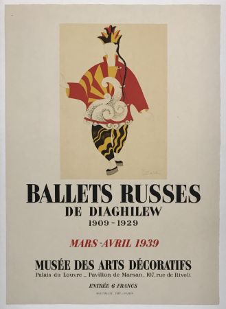Litografía Picasso - Ballets Russes
