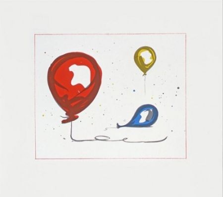 Litografía Oldenburg - Balloons