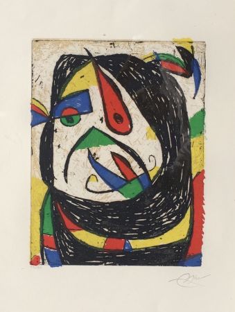 Grabado Miró - Barb IV (D. 1224)