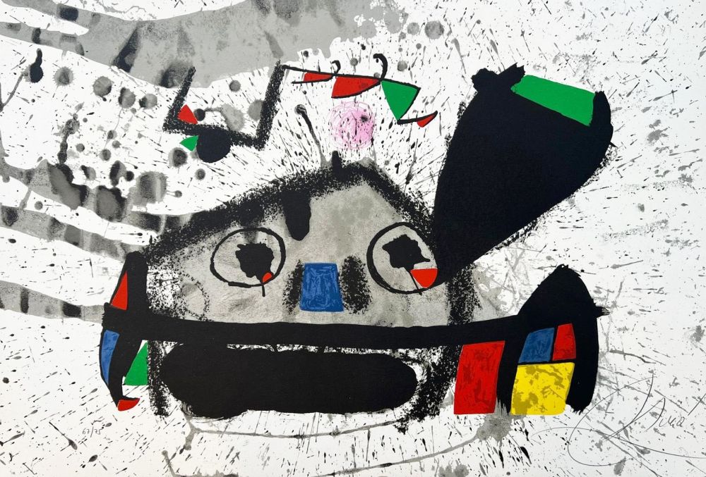 Litografía Miró - Barcelona II 