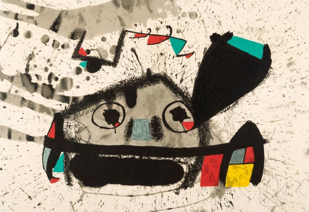 Litografía Miró - Barcelona II. Un cami compartit