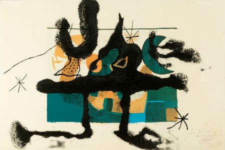 Aguafuerte Y Aguatinta Miró - Barcelona, plate I