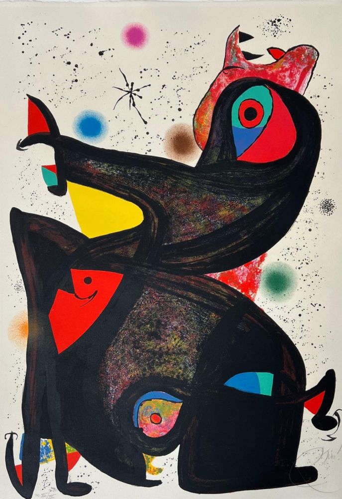 Litografía Miró - Barnabé