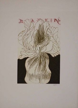 Aguafuerte Y Aguatinta Baskin - Baskin's Iris