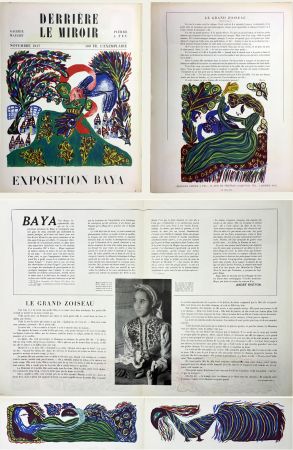 Libro Ilustrado Baya - BAYA. 6 lithographies en couleurs (Derrière le Miroir pour l'exposition de 1947 à la Galerie Maeght) TIRAGE ORIGINAL.
