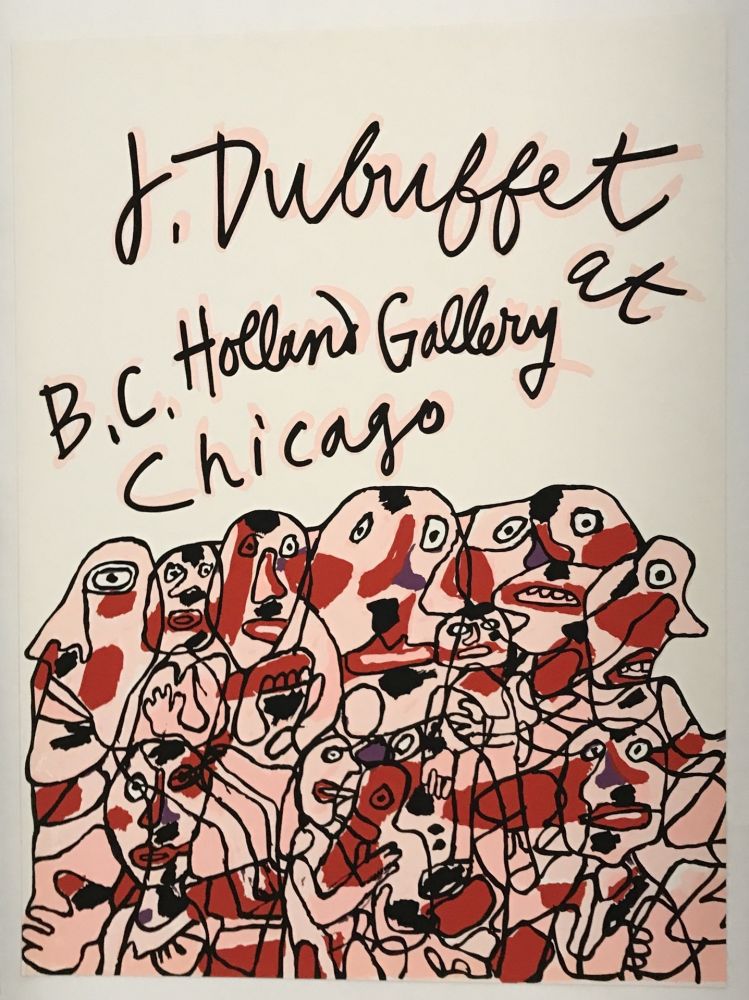 Serigrafía Dubuffet - B.C. Holland Gallery, Chicago
