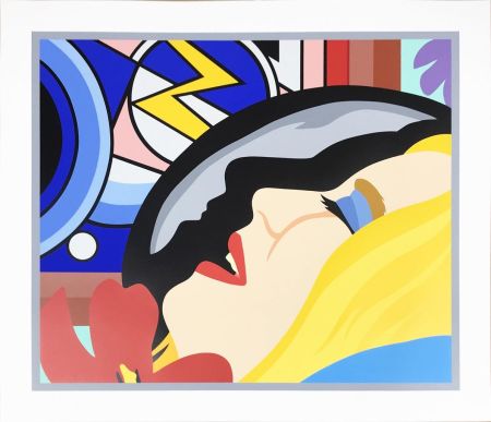 Serigrafía Wesselmann - Bedroom Face with Lichtenstein