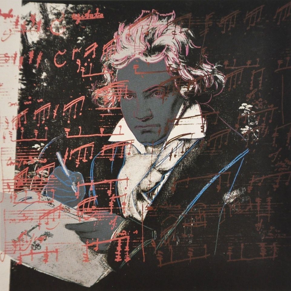 Serigrafía Warhol - Beethoven (FS II.391)