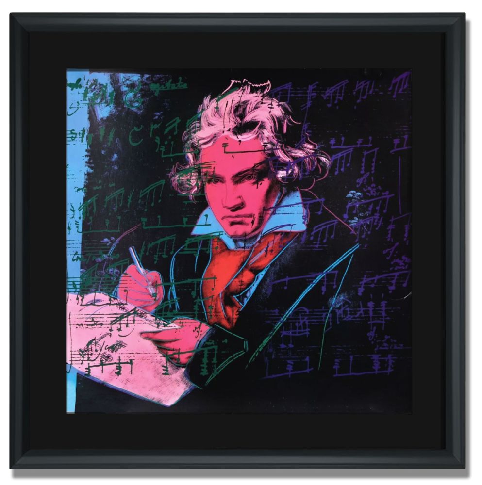 Serigrafía Warhol - Beethoven (FS II.392)