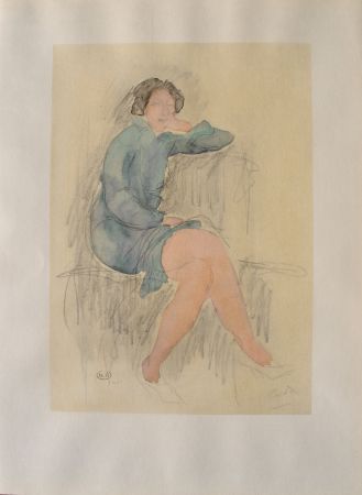 Grabado Rodin - Belle femme assise