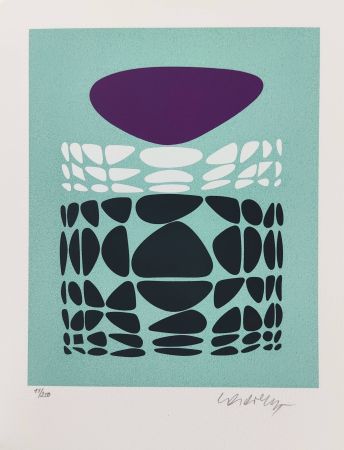 Serigrafía Vasarely - Beltica