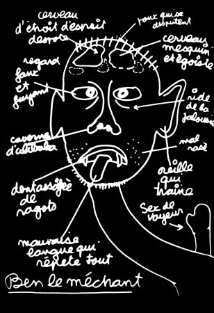 Serigrafía Vautier - '' Ben le Méchant ''