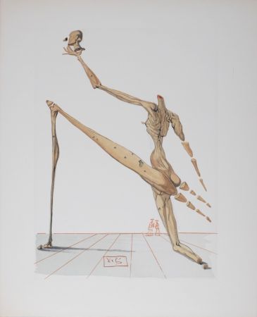 Litografía Dali - Bertrand de Born