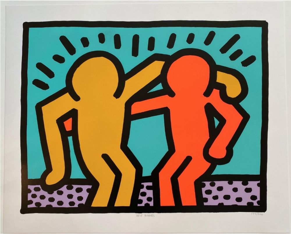 Serigrafía Haring - Best Buddies