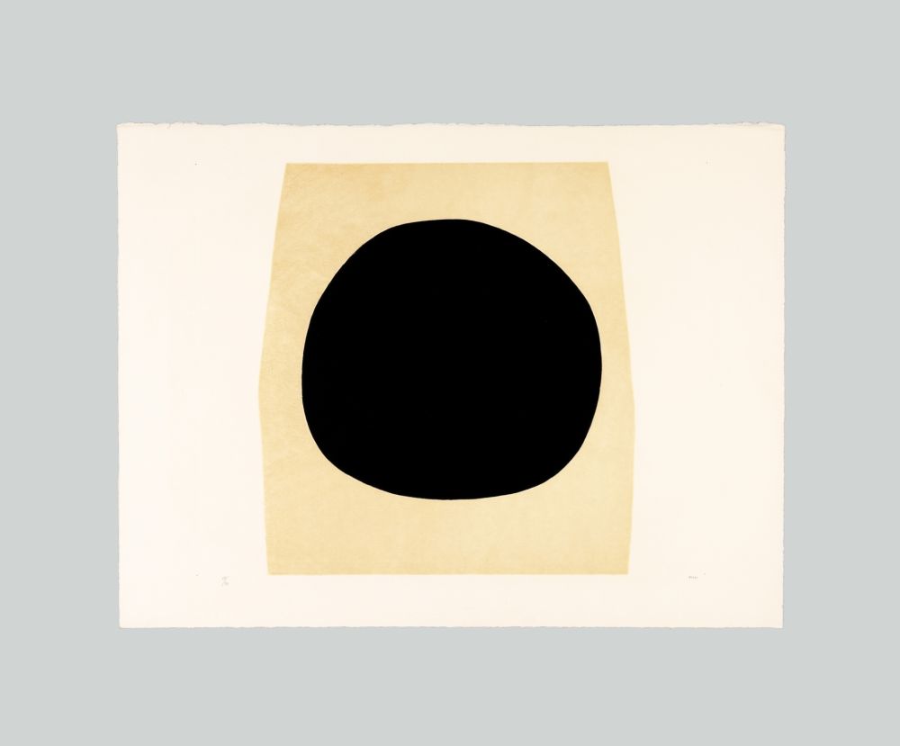 Litografía Burri - Bianchi e neri I-F