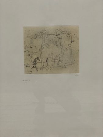 Aguafuerte Y Aguatinta Chillida - Bidearte I