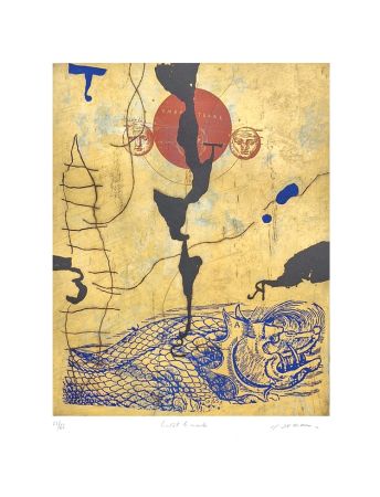 Grabado Texier - Bientôt le monde
