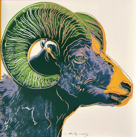 Serigrafía Warhol - Bighorn Ram (FS II.302)