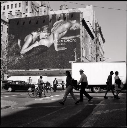 Fotografía Deruytter - Billboards, NY: Houston and Lafayette Streets (CK 6)