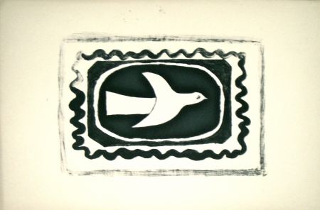 Litografía Braque - Bird VII